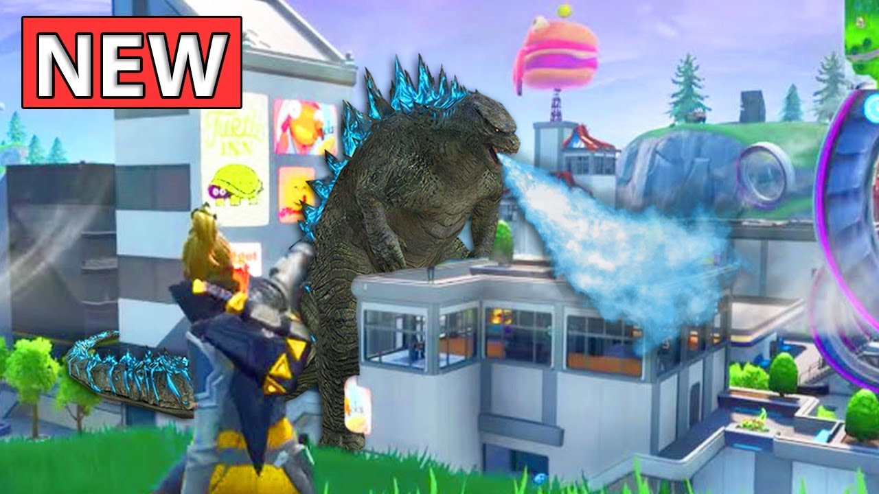 GODZILLA INSIDE POLAR PEAK! *EYE EVENT* FORTNITE SEASON 9 STORYLINE (POLAR PEAK MONSTER)