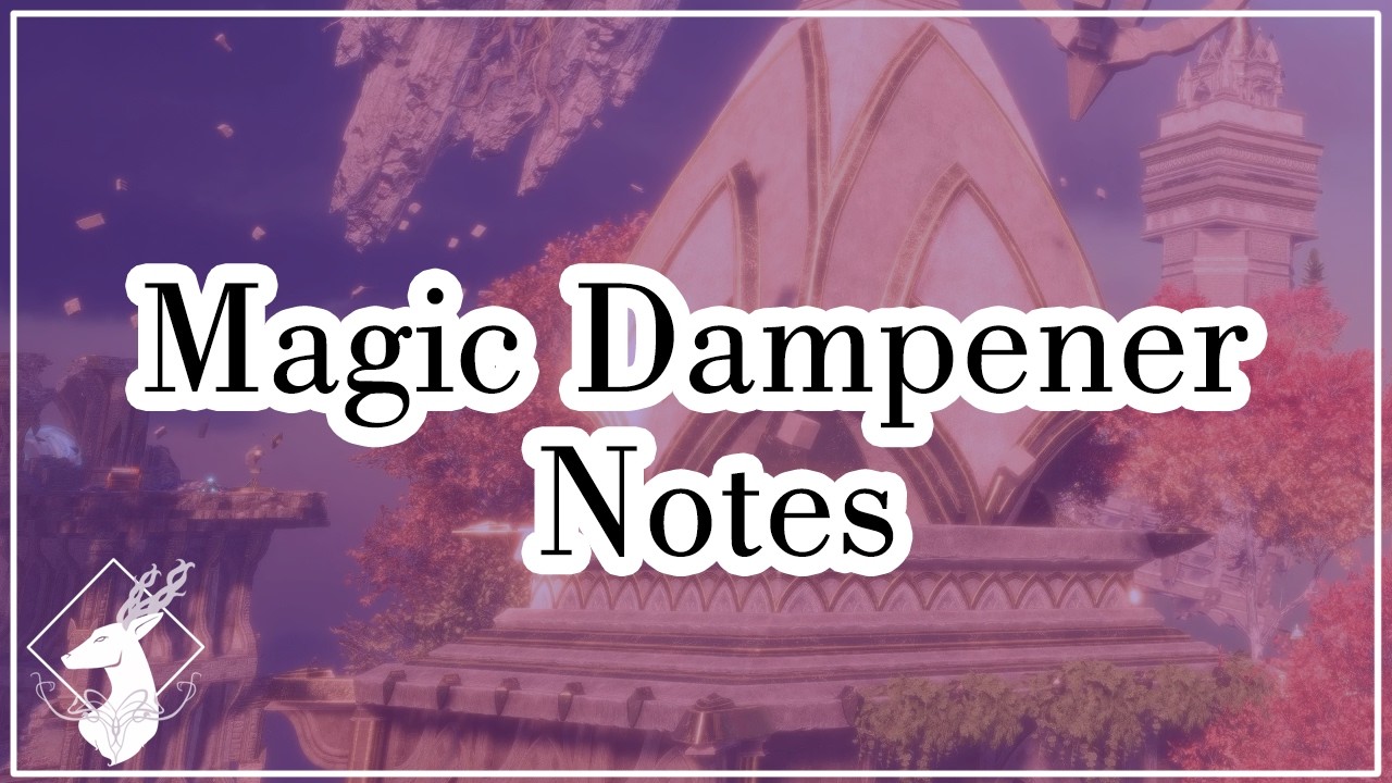 {Codex-DAV} Magic Dampener Notes