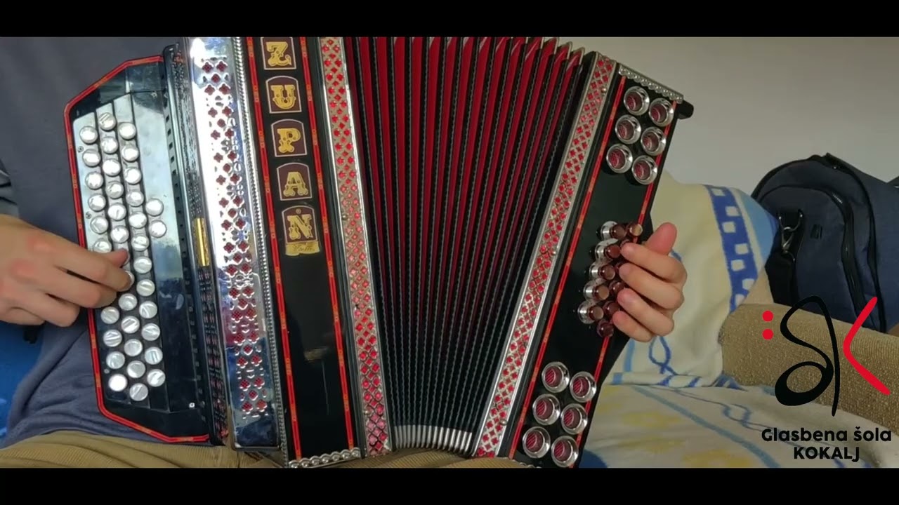 Lekcija za diatonično harmoniko - Mihelič - Ko harmonika zapoje - B Es As (#62)