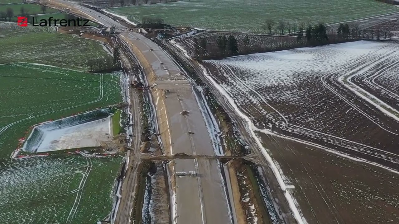 Budowa drogi ekspresowej S6 Zadanie 2: Słupsk - Bobrowniki- film z powietrza 12.2024