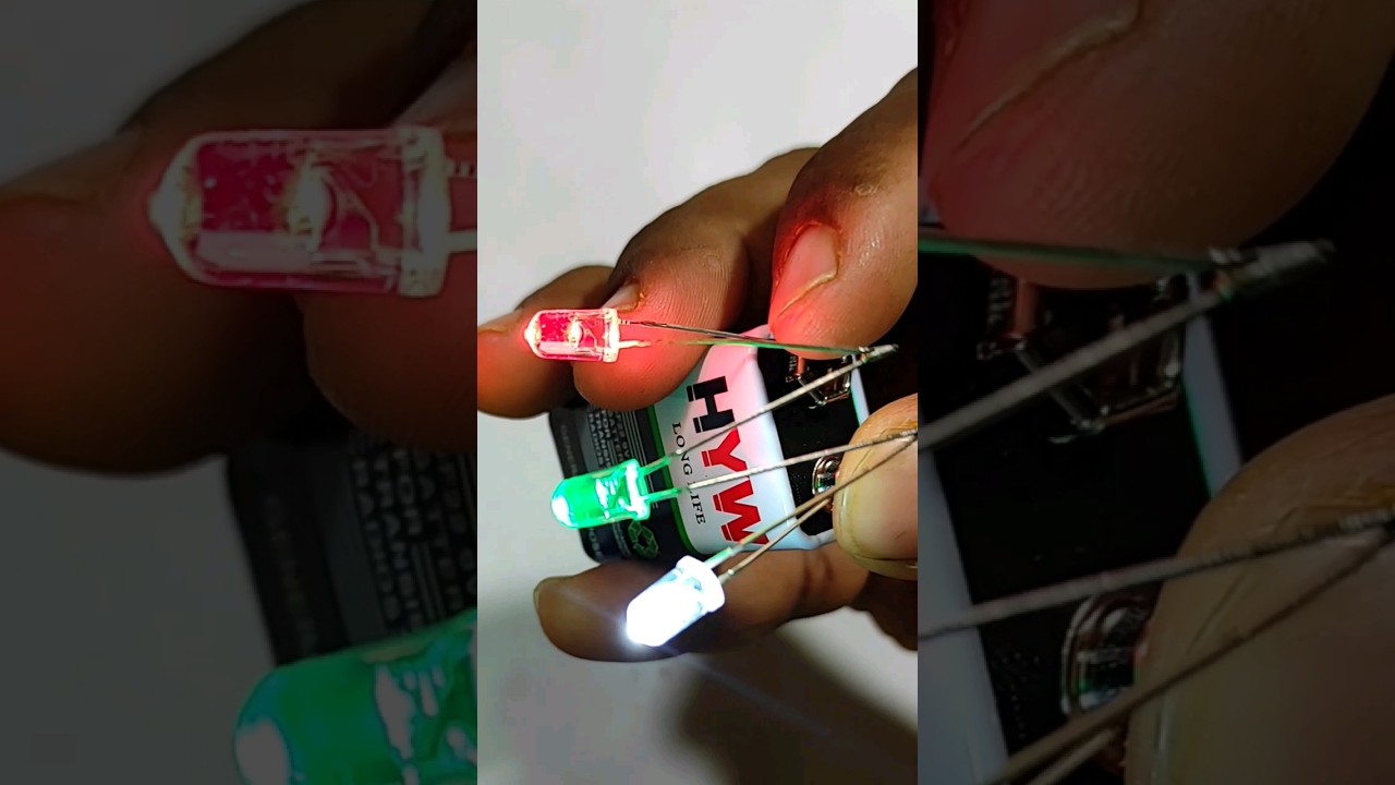 3v led 9v battery smd tech