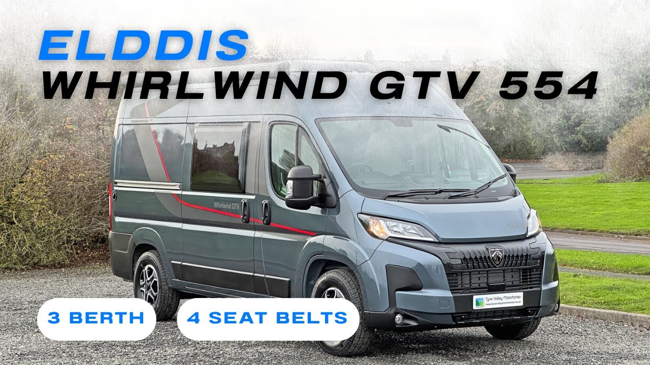 🚐 Adventure Awaits: Inside the Sleek & Compact Elddis Whirlwind GTV 554 Campervan