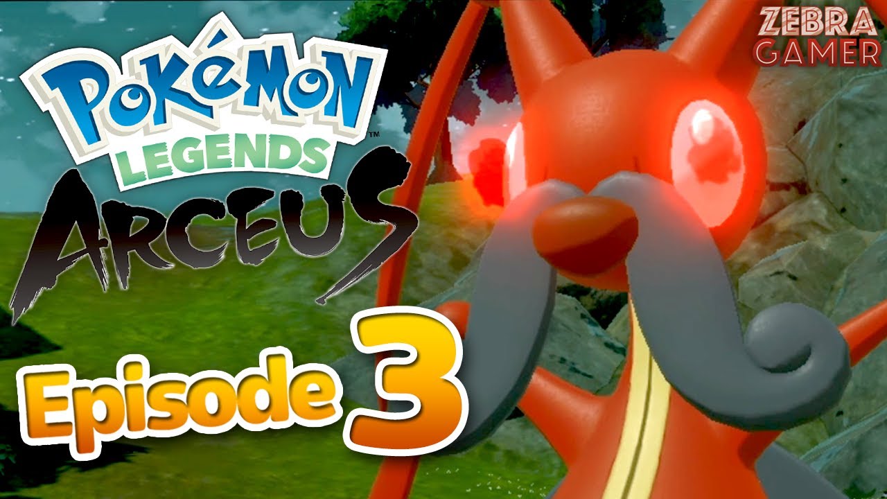 Alpha Pokemon!? -  Pokemon Legends Arceus Gameplay Walkthrough Part 3 - Alpha Kricketune!