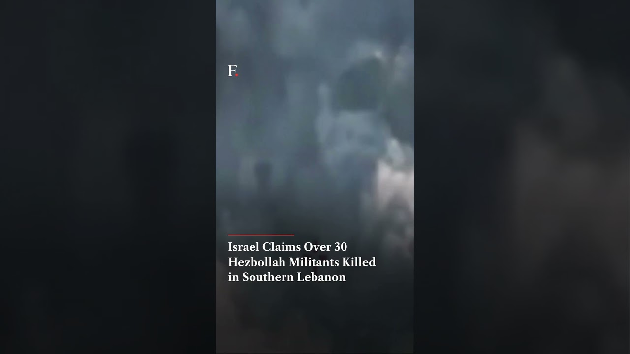 #FirstpostNews: Israeli Army Says Over 30 Hezbollah Fighters Killed in Lebanon Strikes | N18G