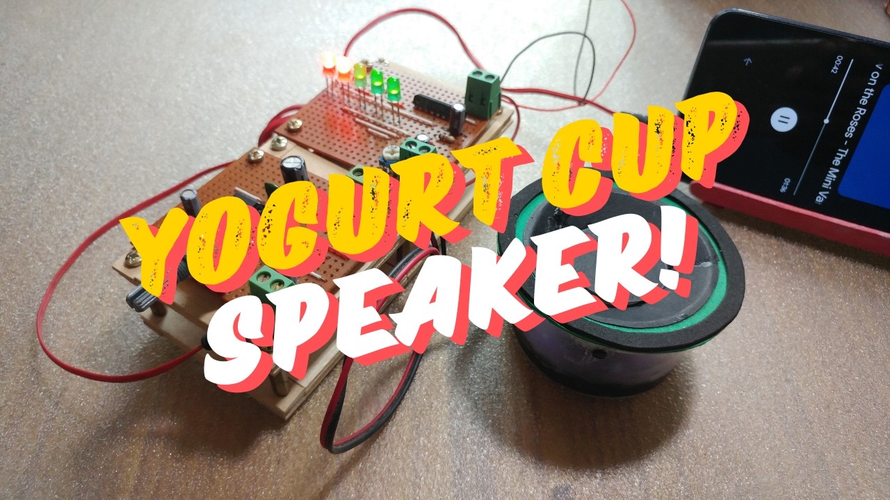 Make Speaker at Home: Make a DIY Speaker Using a Yogurt Cup