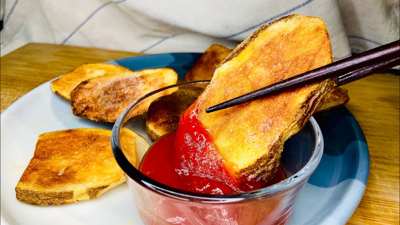 Actually Easy To Make -Pan Fried Chrispy Potatoes under 15 min. No boiling Needed!
