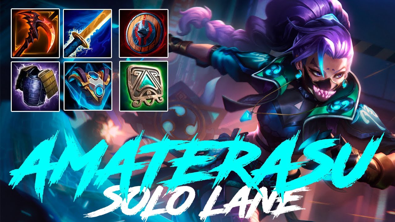 ATTACK SPEED FOR THE WIN - AMATERASU  Solo PATCH 9.5