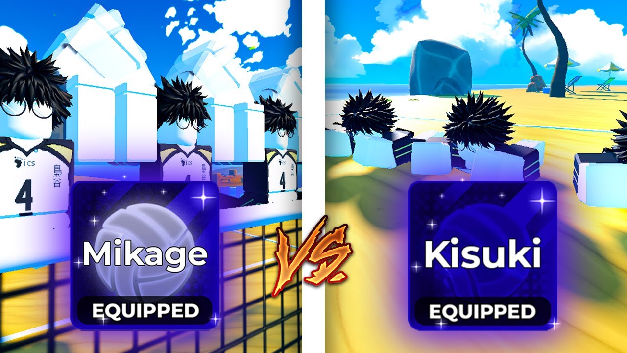 Can 4 Mikage Beat 4 Kisuki in Volleyball Legends?