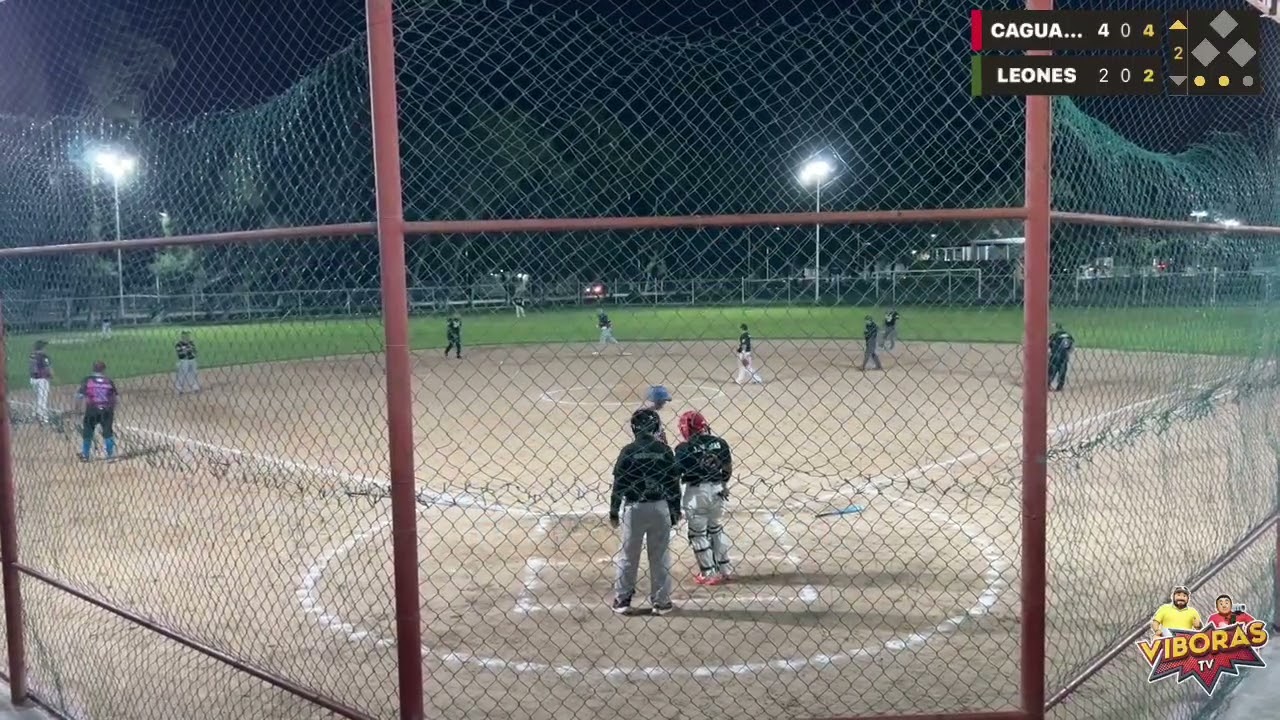 Softbol 3ra A Caguamos vs Leones