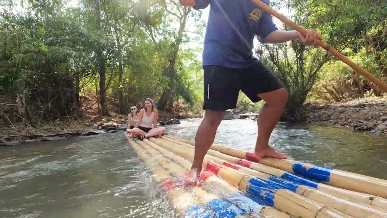Bamboo Rafting, Chiang Mai, Thailand
