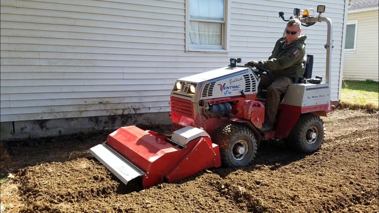 Ventrac 4500Z Tiller-Garden Tilling with KL480