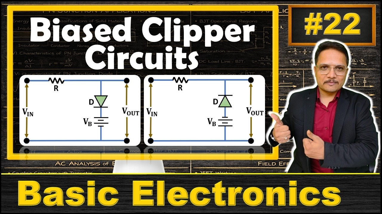 Biased Clipper Circuits (Basics, Types, Working & Waveforms) Explained