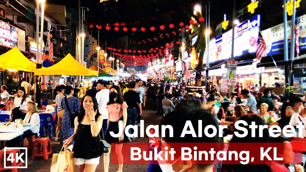 [4K][Walking]🇲🇾Суббота вечером | Должен посетить место | Знаменитый ночной рынок продовольствия👨🏻‍🍳
