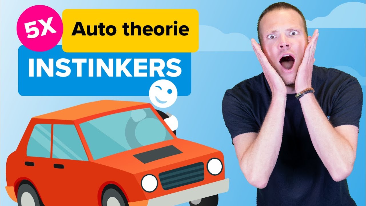 5 vieze instinkers ll Auto theorie examen ll 123-theorie
