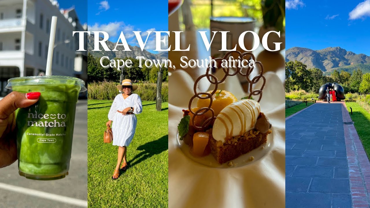 Cape Town Travel Vlog | Foodie Finds, Sea Point Views & 5-Star Dining in Franschhoek