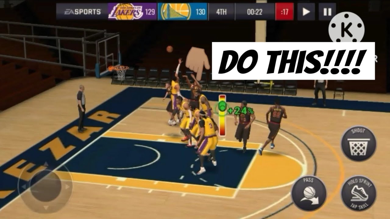 WANNA DRAW FOULS AND GET TO THE FREE-THROW LINE? DO THIS... NBA LIVE MOBILE TUTORIAL!!!