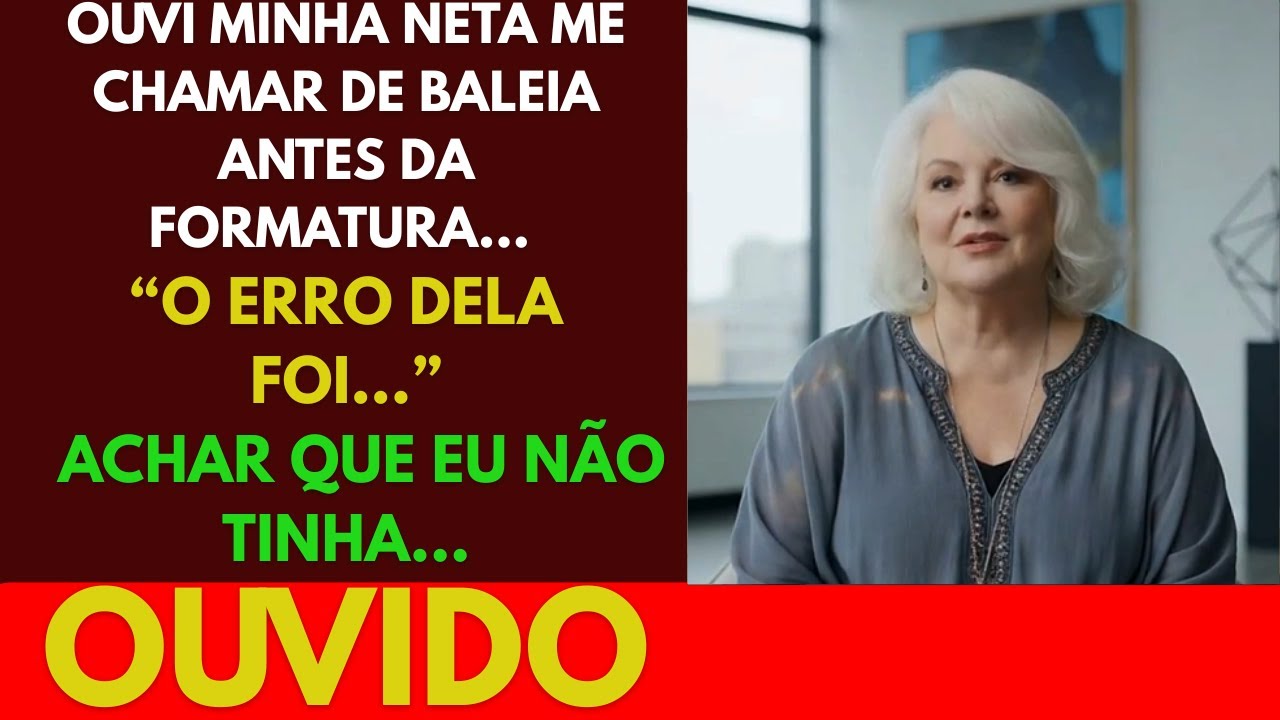 “Ouvi minha neta me chamar de baleia antes da formatura — o erro foi achar que eu não ouvi”