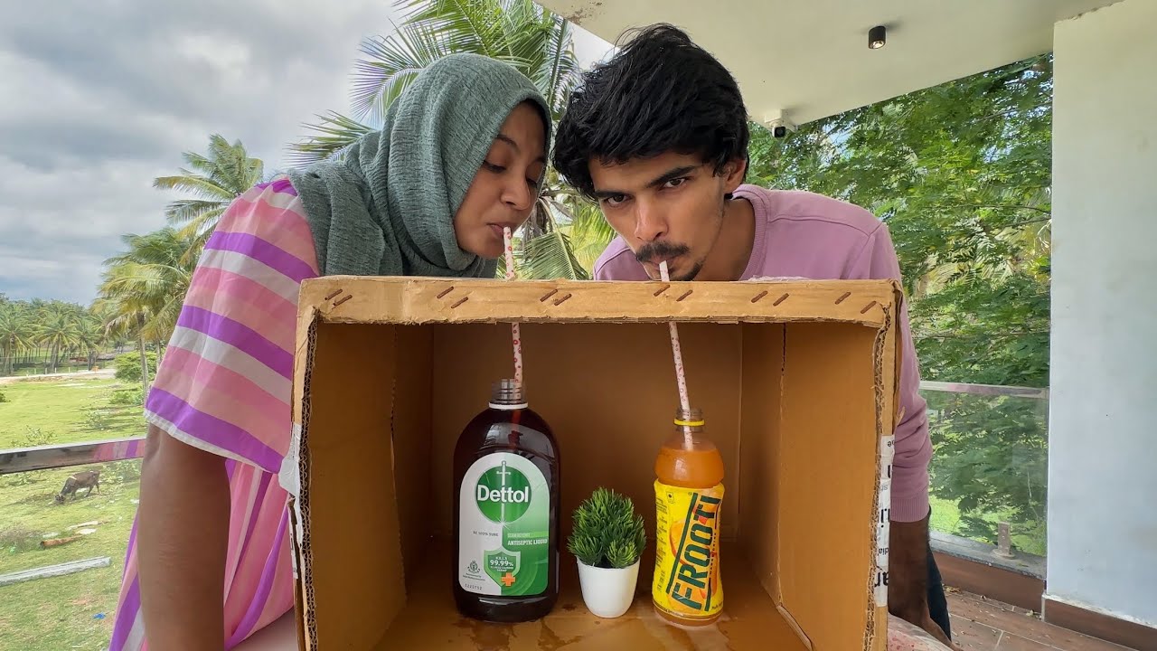 GUESS THE DRINK CHALLENGE.. Pami Sethaa..🤣🤣