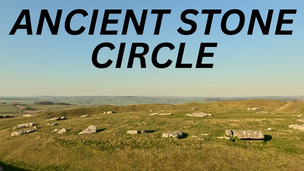 QUIETLY EXPLORING THE ANCIENT ARBOR LOW STONE CIRCLE  IN THE PEAK DISTRICT