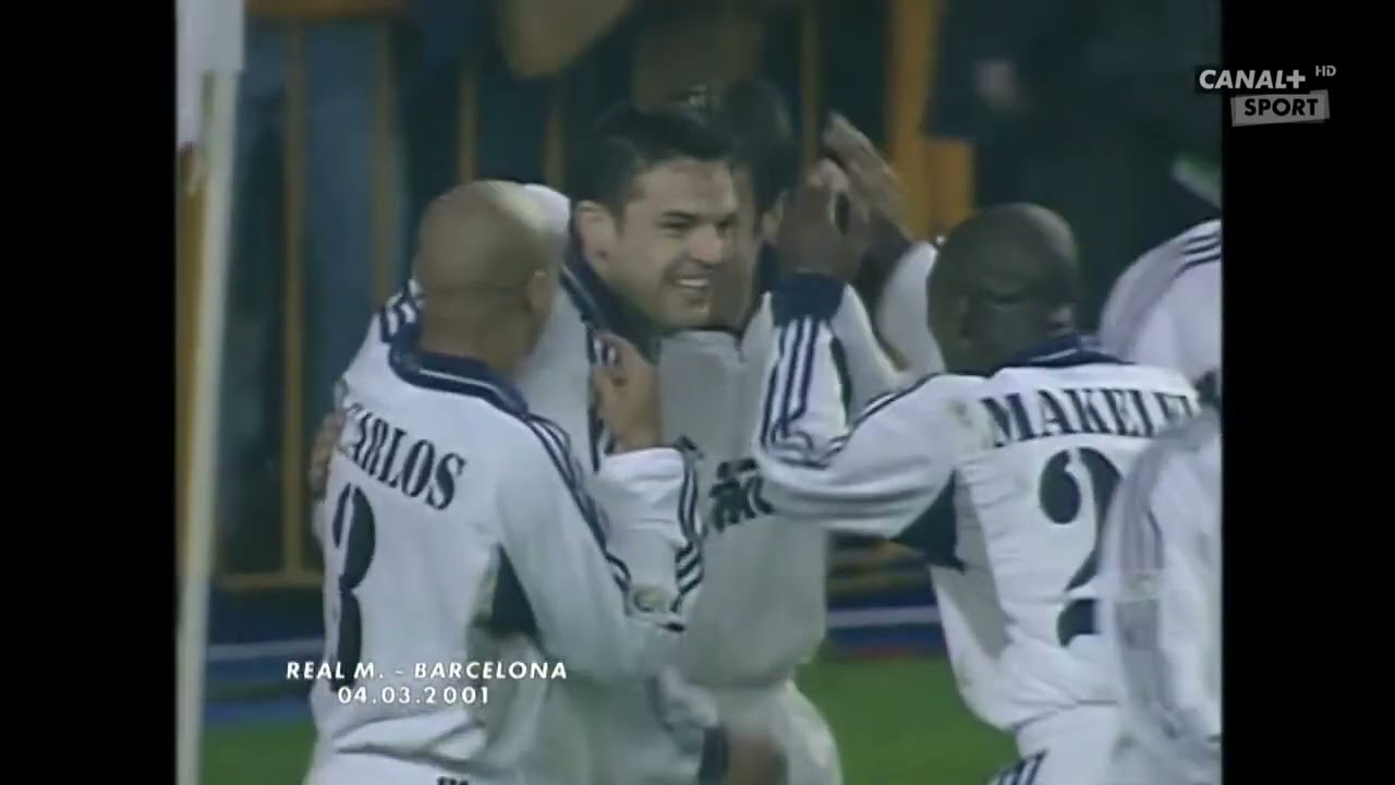 Real Madryt - FC Barcelona 03 03 2001 Sezon 2000-2001  kom.polski
