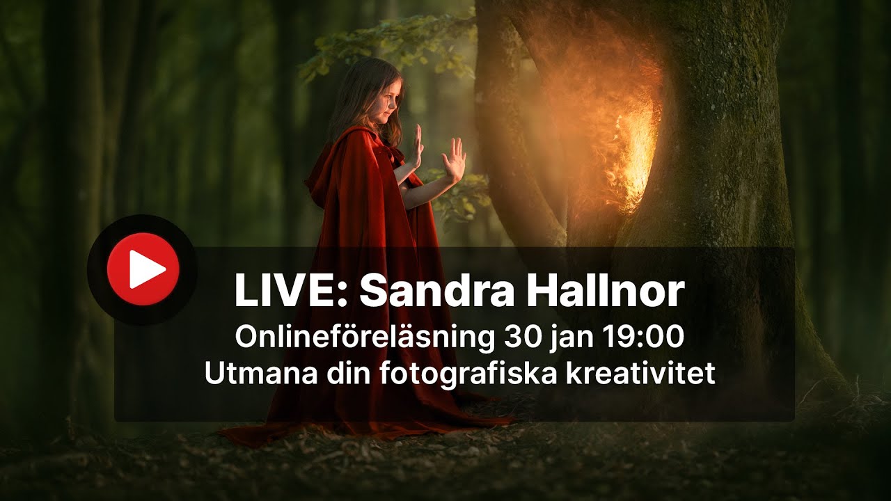 Live: Sagofotografi med Sandra Hallnor och Sony