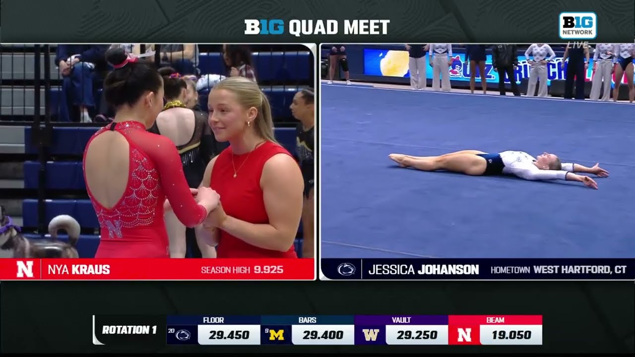 Michigan Nebraska Washington at PSU 2-28-26 720p60