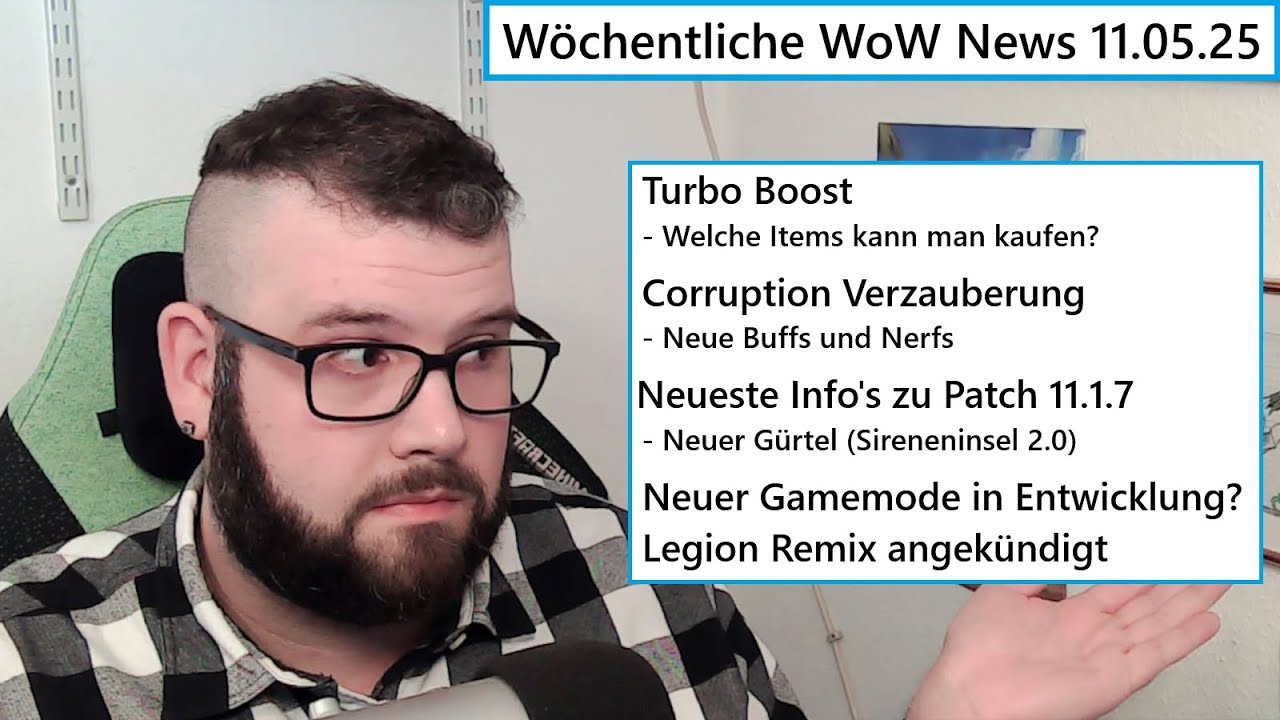 TURBO BOOST und LEGION REMIX || WoW News 11.05.25
