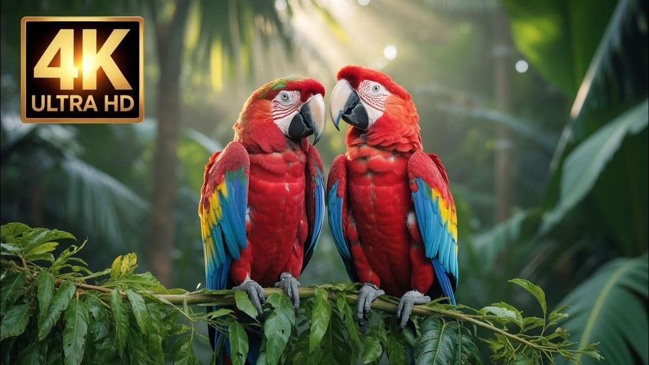 Beautiful Animals of Amazon: Relaxing Sounds : 4K Ultra HD