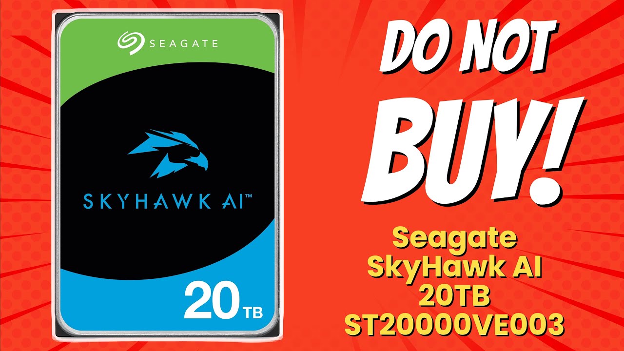Обзор Seagate SkyHawk AI 20 ТБ ST20000VE003 &mdash; 5 причин не покупать 🚨💾