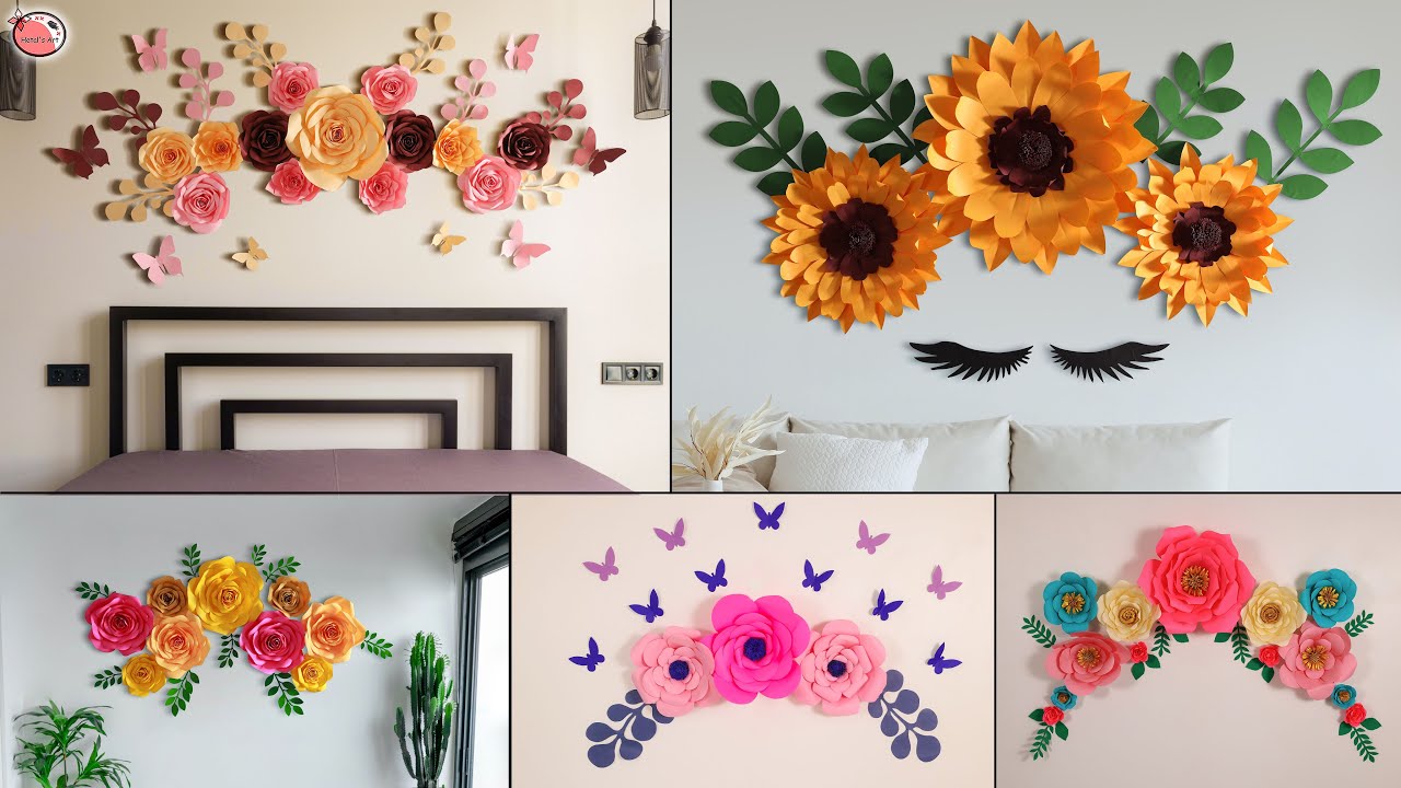 Beautiful @HetalsArt Wall Hanging Paper Craft | DIY Room Decor Projects