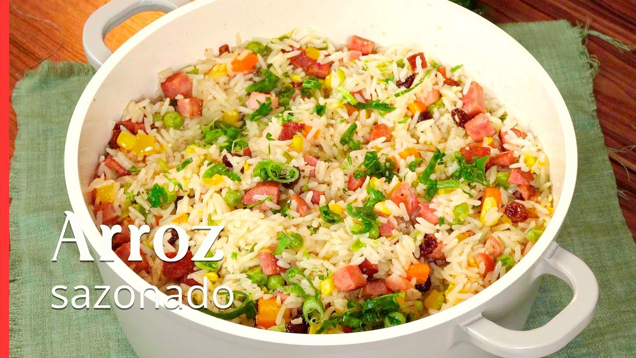 Prepara este arroz sazonado para tu cena de Navidad. ¡A tu familia le encantará!