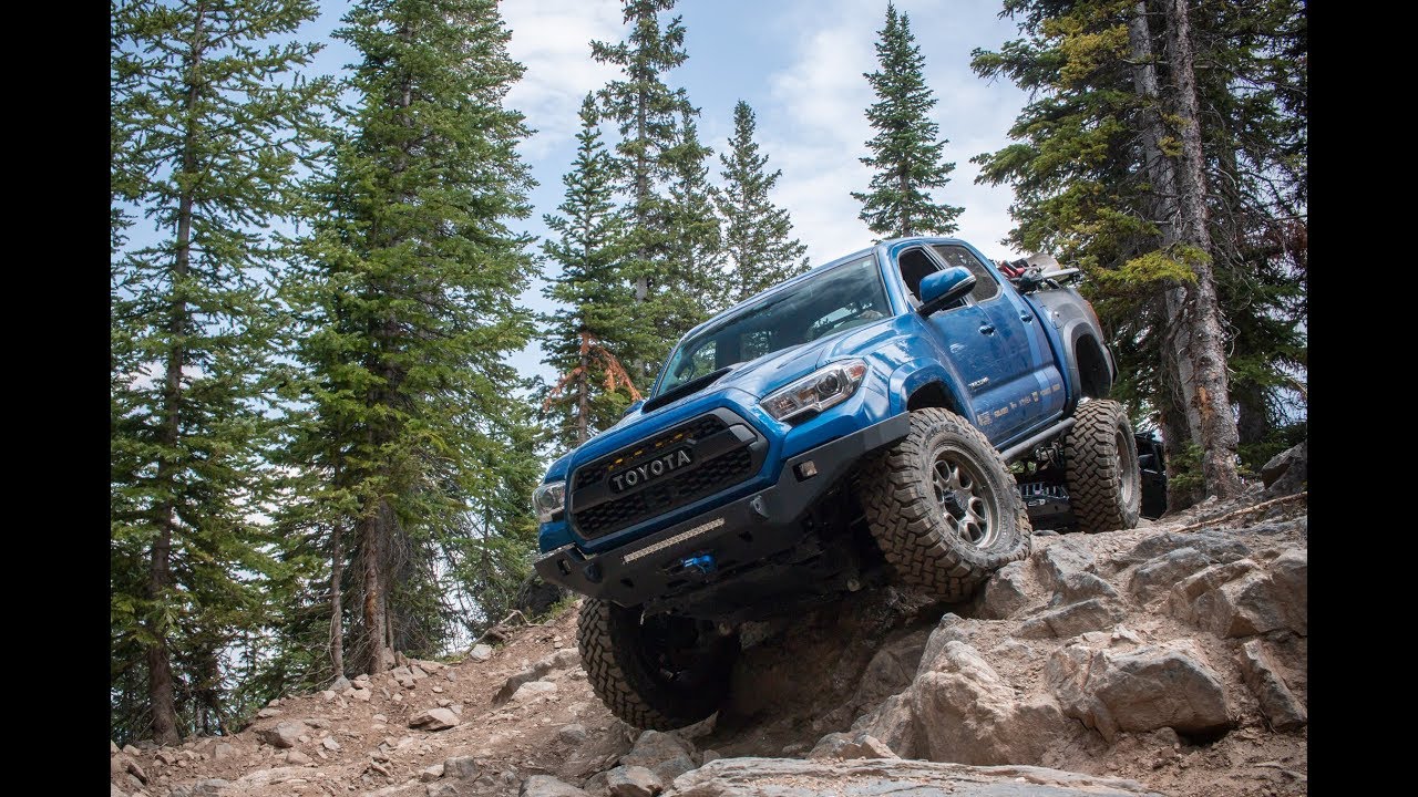Victory 3rd Gen Tacoma Rock Crawling on Holy Cross Trail