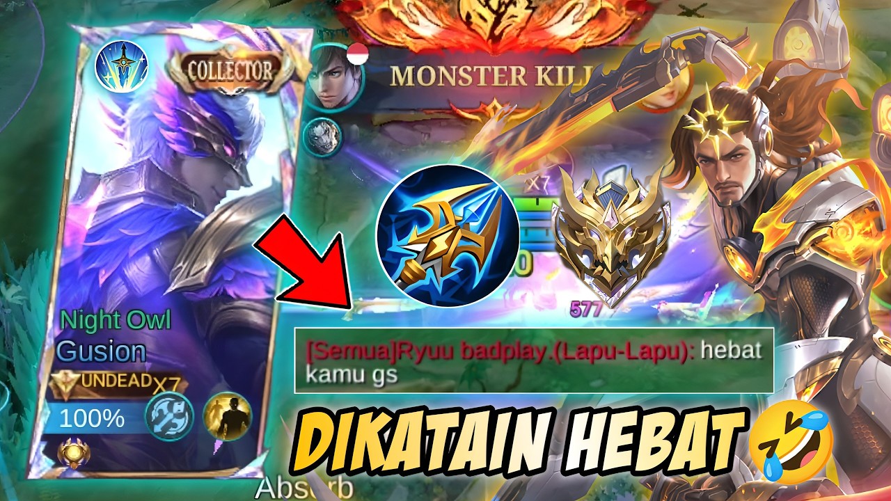 GUSION GW DIBACOTIN TEAM TAPI DI RESPECT SAMA MUSUH! SAMPAI DIKATAIN HEBAT🤣 | GUSION GAMEPLAY - MLBB