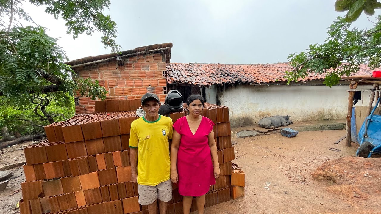 Pai de Gisele ficou feliz pela surpresa contagem regressiva para construção da casa começar