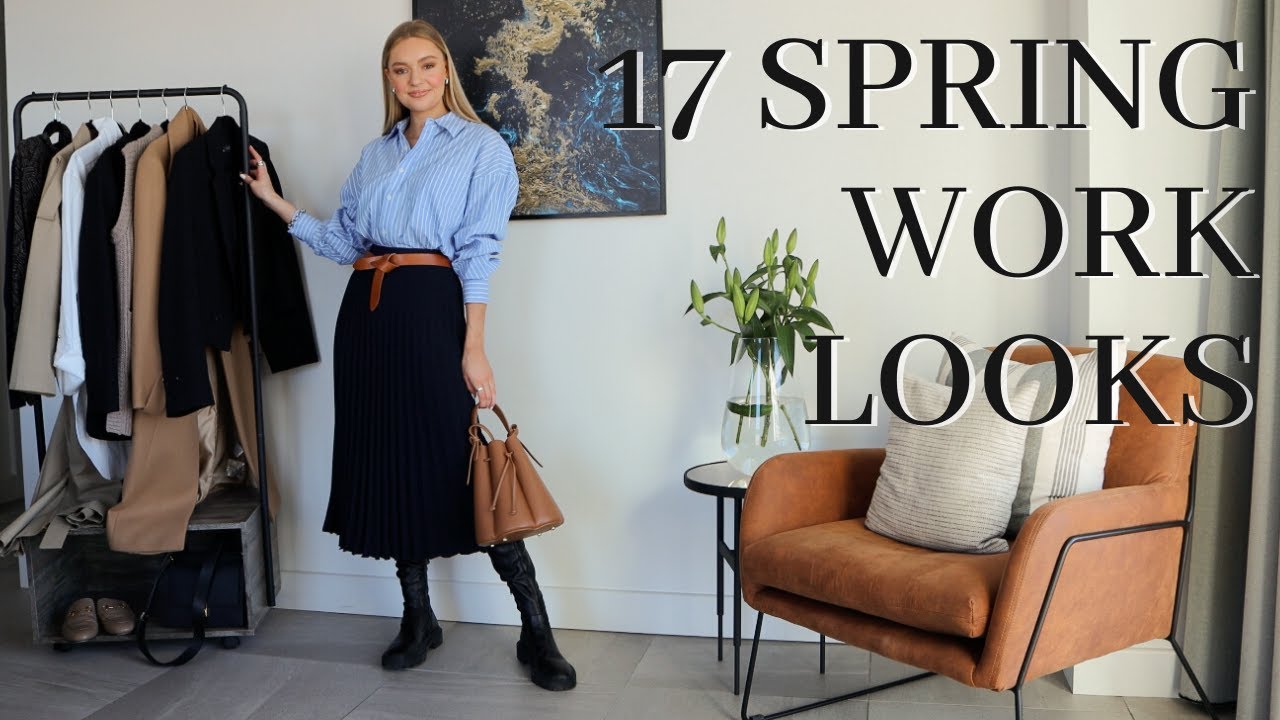 17 WORKWEAR OUTFIT IDEAS FOR SPRING | OFFICE STAPLE WARDROBE
