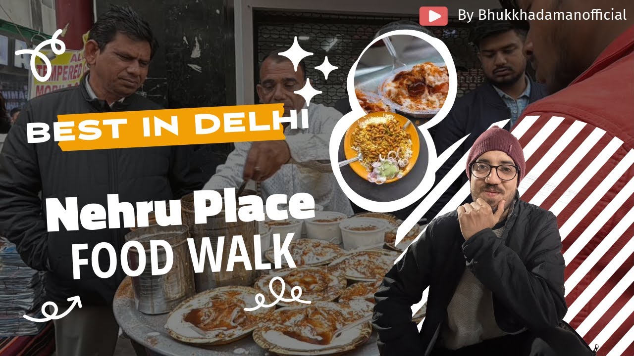 Nehru Place Street Food Tour: Eating for Under ₹100! 💸