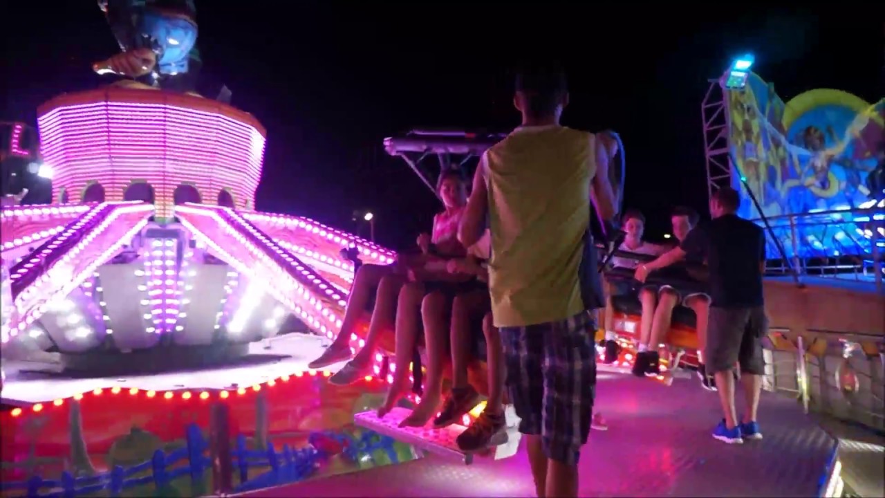 Carousel Ride: Torrevieja Fun And Crazy Kids Ride Funny Family 2018