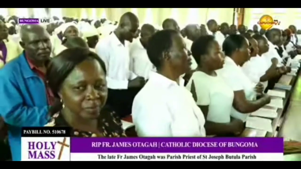 Burial Mass of late rev fr james Otaga at Christ the king cathedral Bungoma diocese
