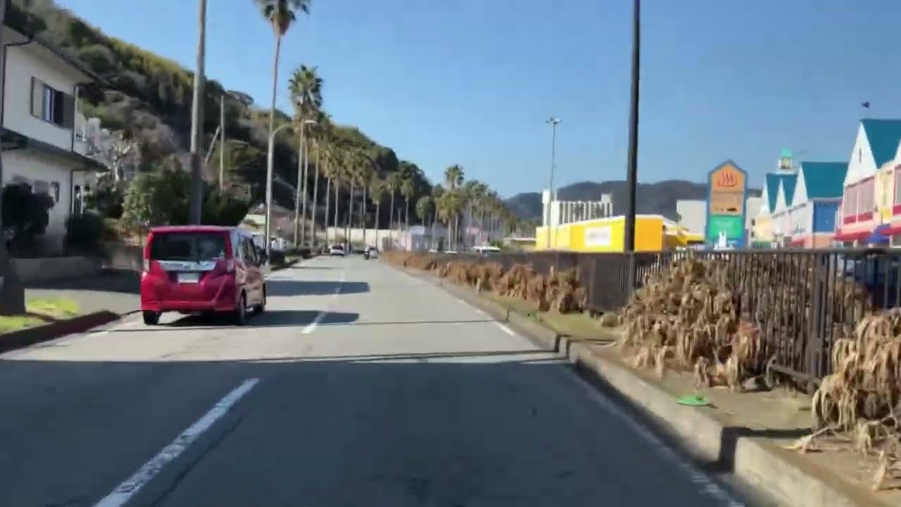 伊東港付近からマリンタウン#ドライブ 