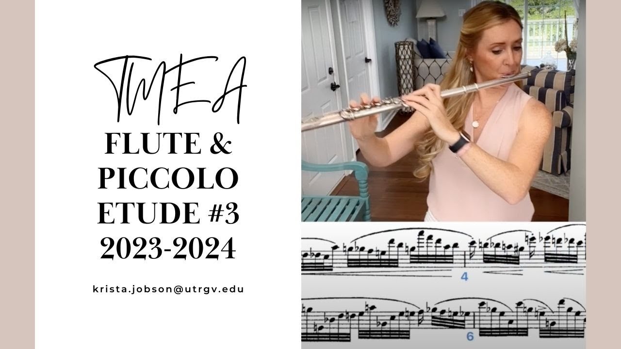 2024 TMEA FLUTE ETUDE 3 Karg Elert Op. 107/28 Bb Minor