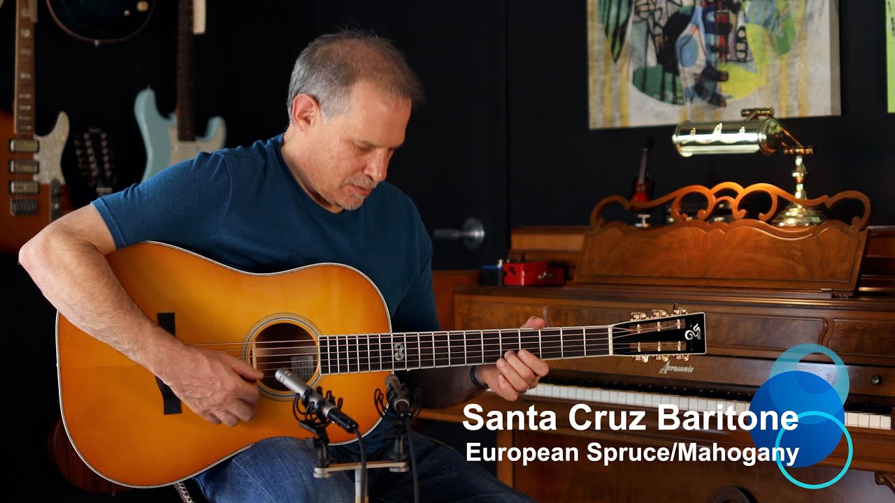 Santa Cruz Baritone D Custom - European Spruce/Mahogany