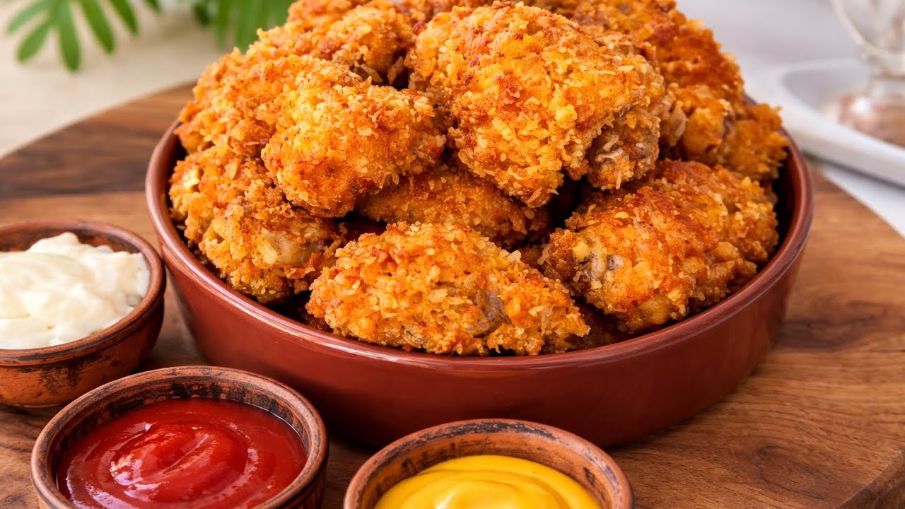 ♥️KFC TOYUQ QANADLARI BU QƏDƏR ASAN ÜSULLA😊👍
