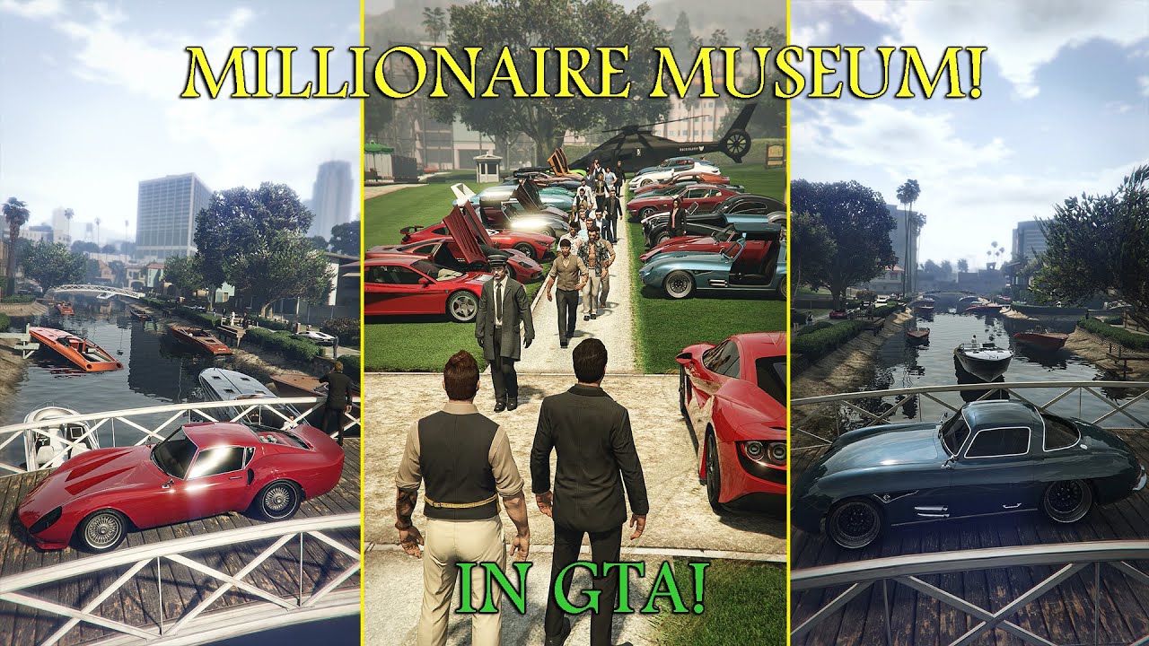 Millionaire Car Meet In GTA Online!｜ Museum Cars, Boat showcase & More!