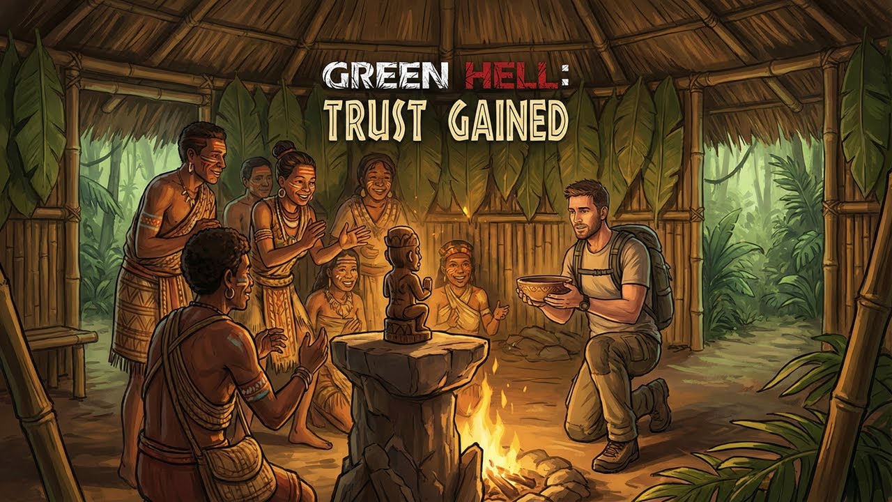 crafting tribal statue | Spirits of Amazonia day 5 continues | Green Hell