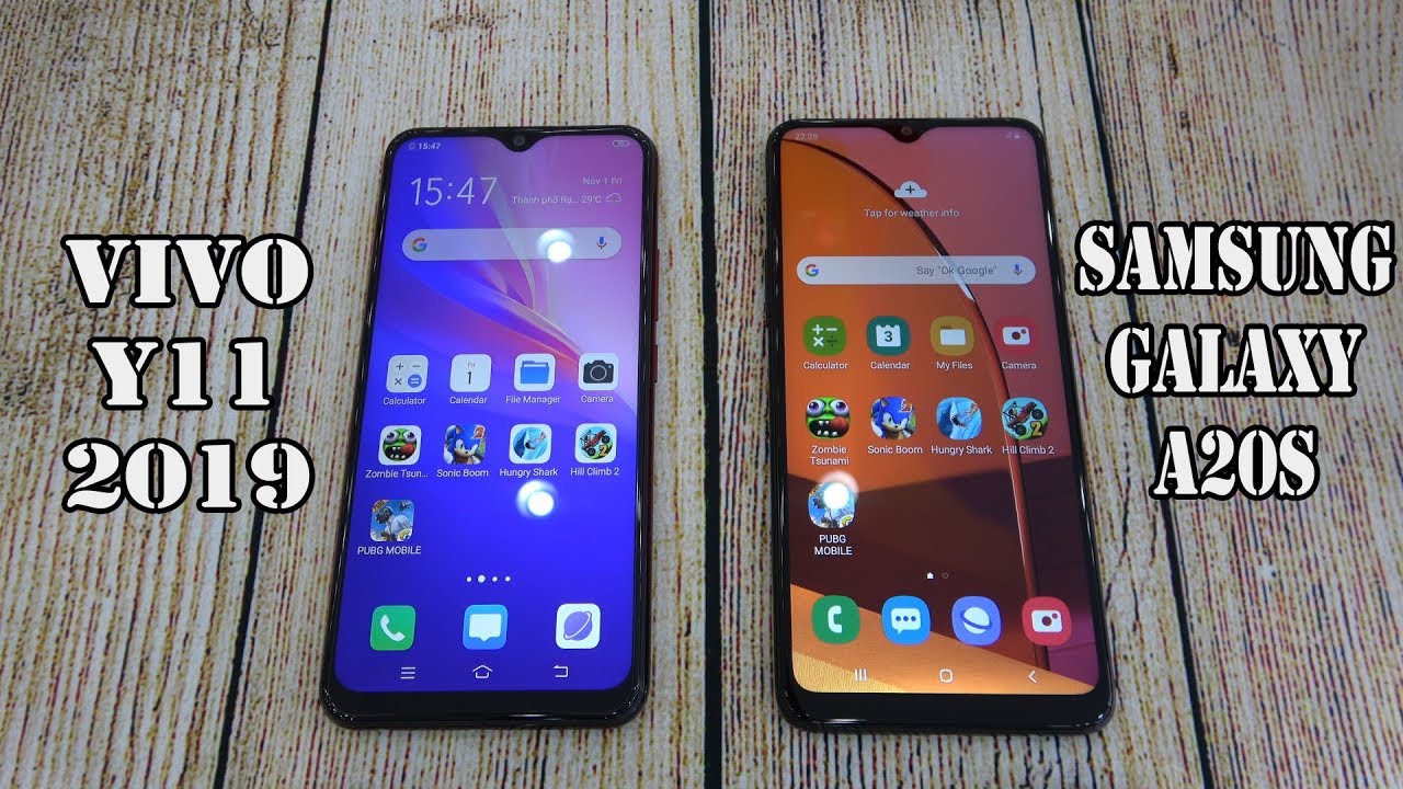 Vivo Y11 (2019) vs Samsung Galaxy A20s | SpeedTest and Camera comparison