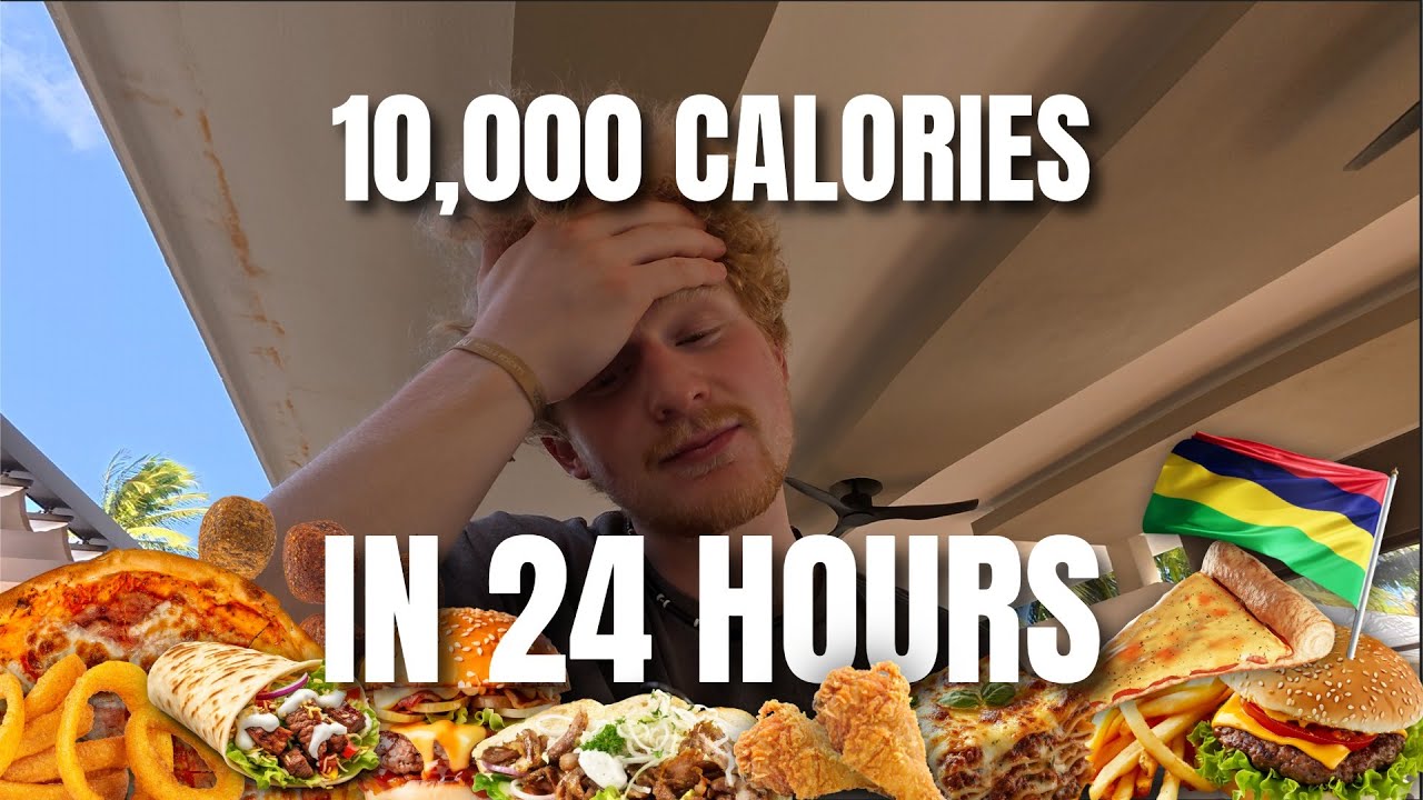 10,000 Calorie Challenge in Mauritius 🇲🇺 (24 Hour Extreme Food Challenge!)
