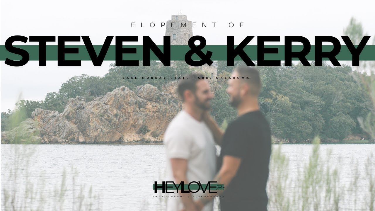Steven + Kerry | Playful Queer Elopement at Lake Murray, Oklahoma