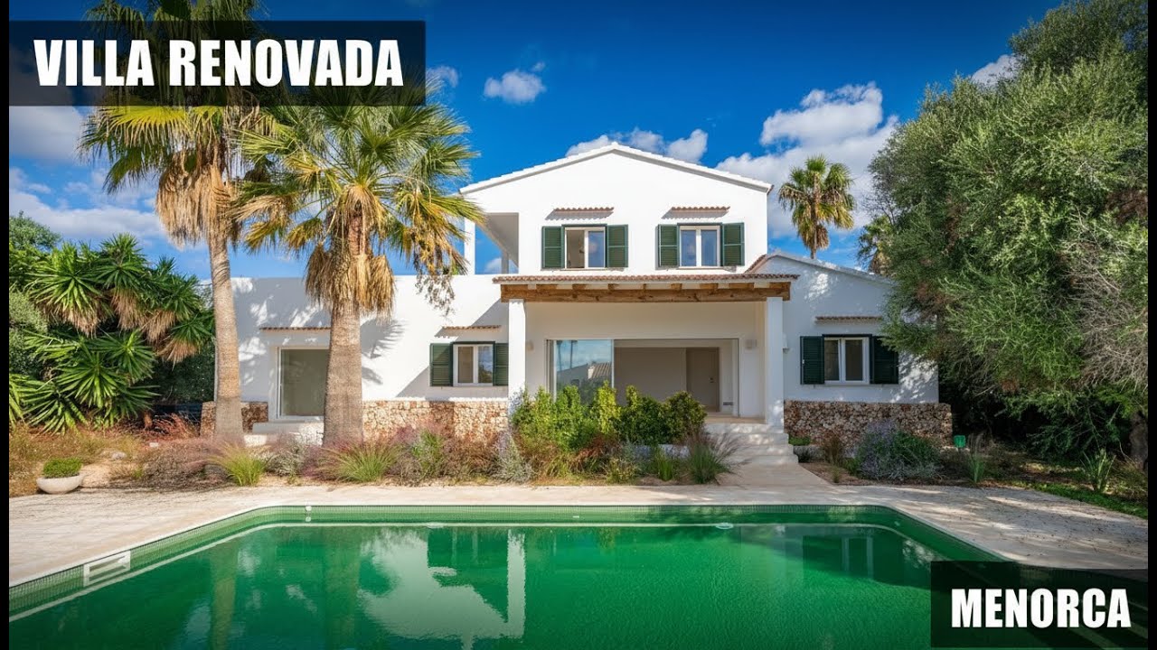¿Quieres vivir con lujo? Descubre esta impresionante villa en Menorca