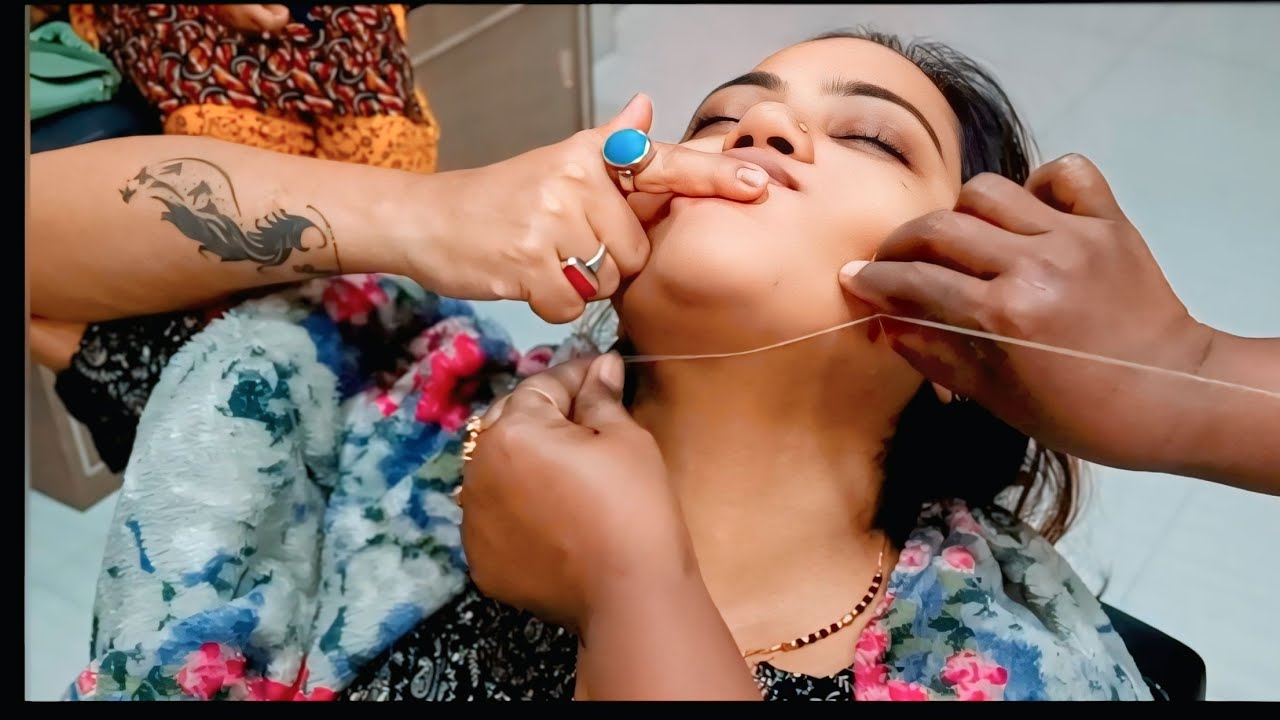 Chin Threading Tutorial | Upper Lipa Threading Tutorial | Fourhead Threading Tutorial | 2025