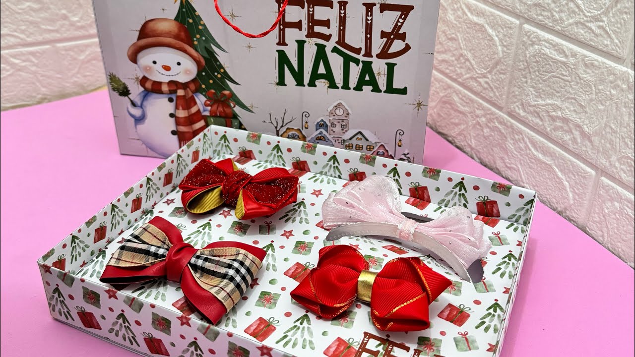 Passo a Passo da Caixa Maleta de Natal - Teresa Artes Digitais